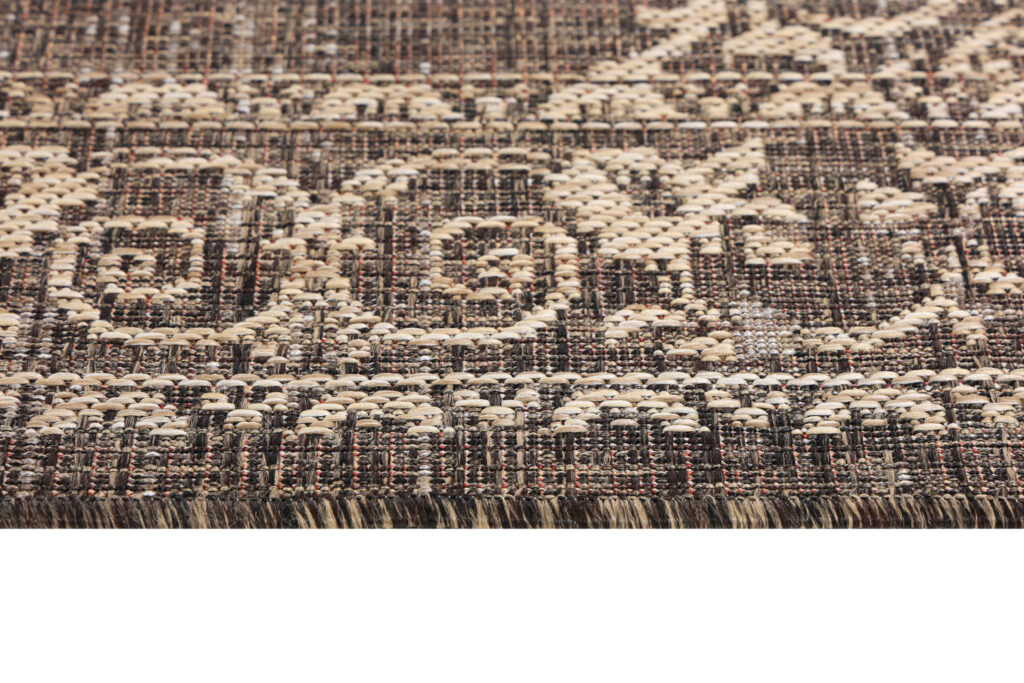 Alfombra Exterior Melissa Marrón Oscuro Vintage