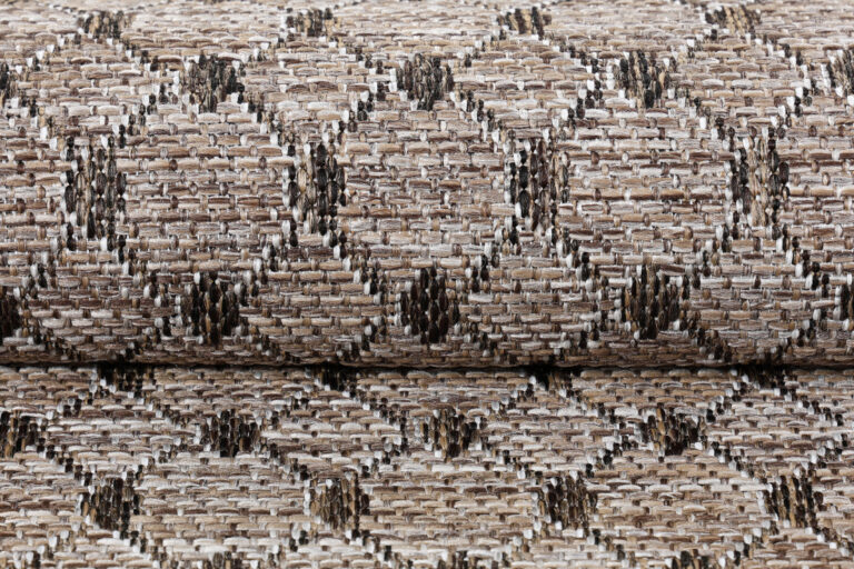 Alfombra Exterior Melissa Marrón Rombos