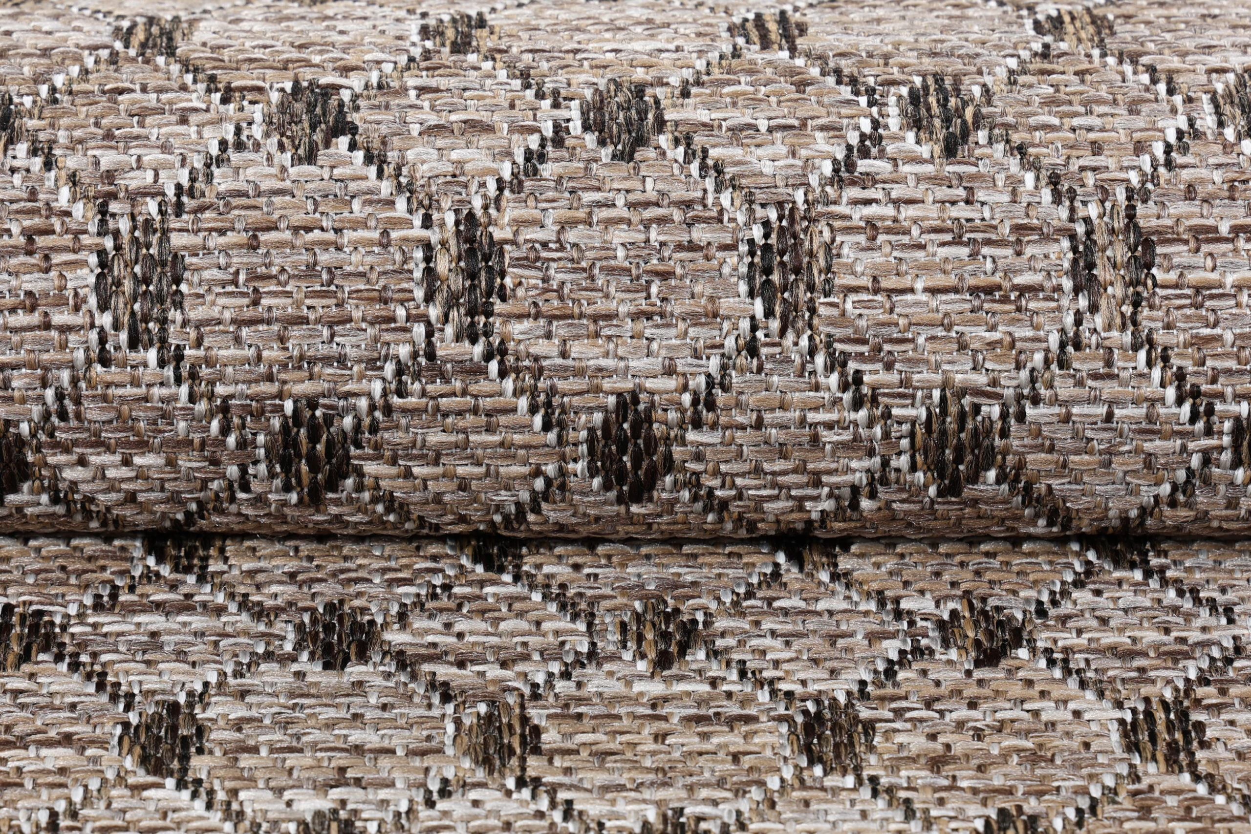 Alfombra Exterior Melissa Marrón Rombos