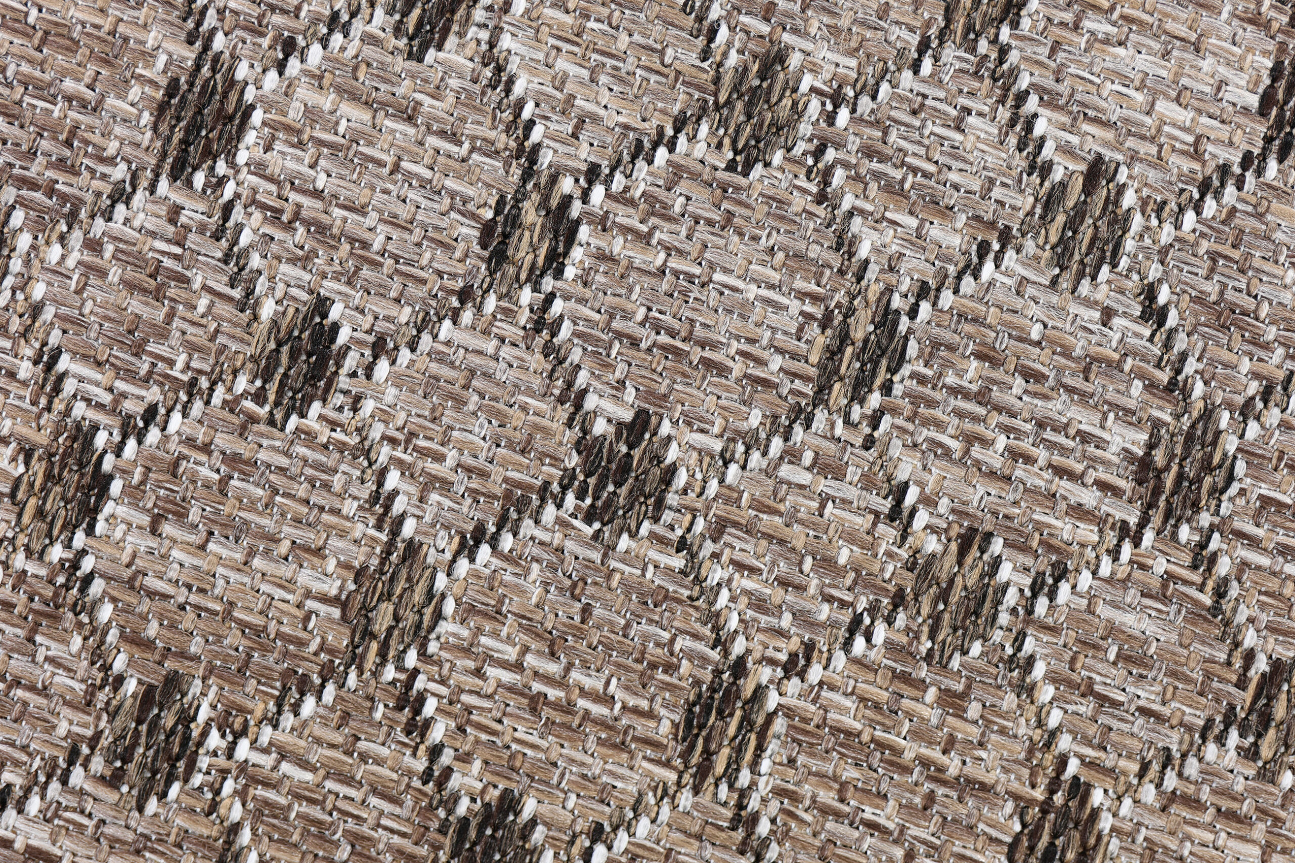 Alfombra Exterior Melissa Marrón Rombos