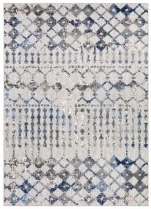 Alfombra Exterior Patio Gris Geométrico