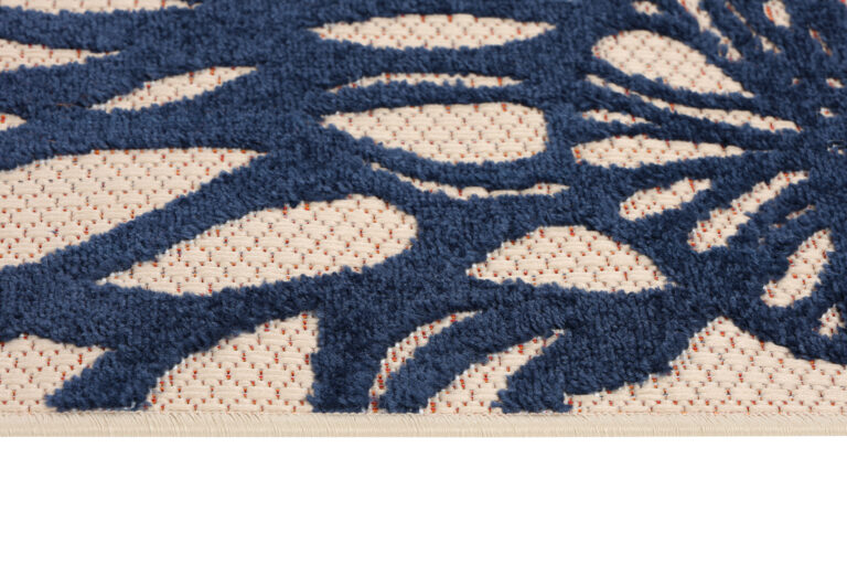 Alfombra Exterior Patio Multicolor Flores