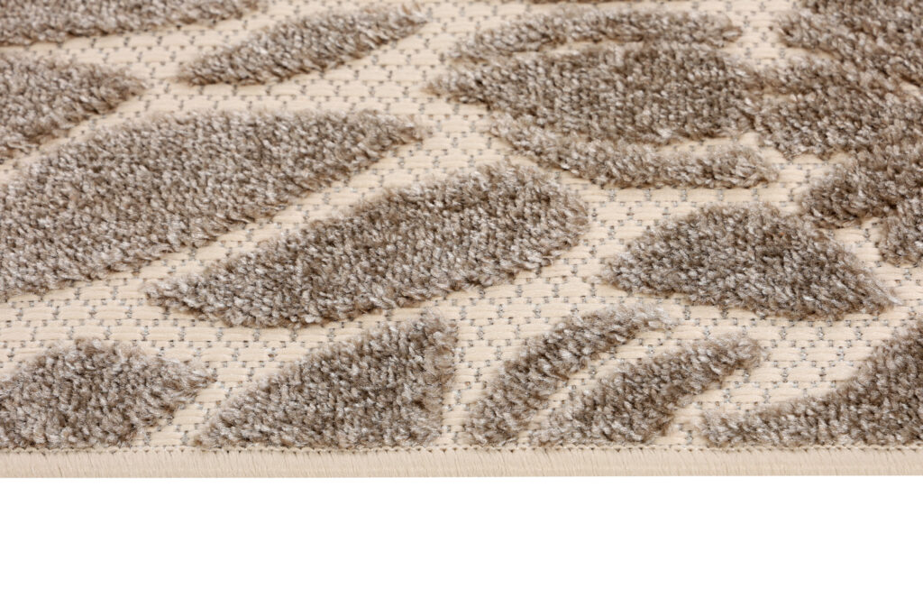 Alfombra Exterior Patio Beige Flores