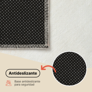 Alfombra Wisp Con Forma Irregular Beige Líneas