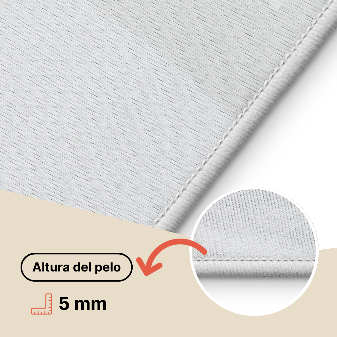 Alfombra Infantil Snooki Caminos Pastel Beige Antideslizante