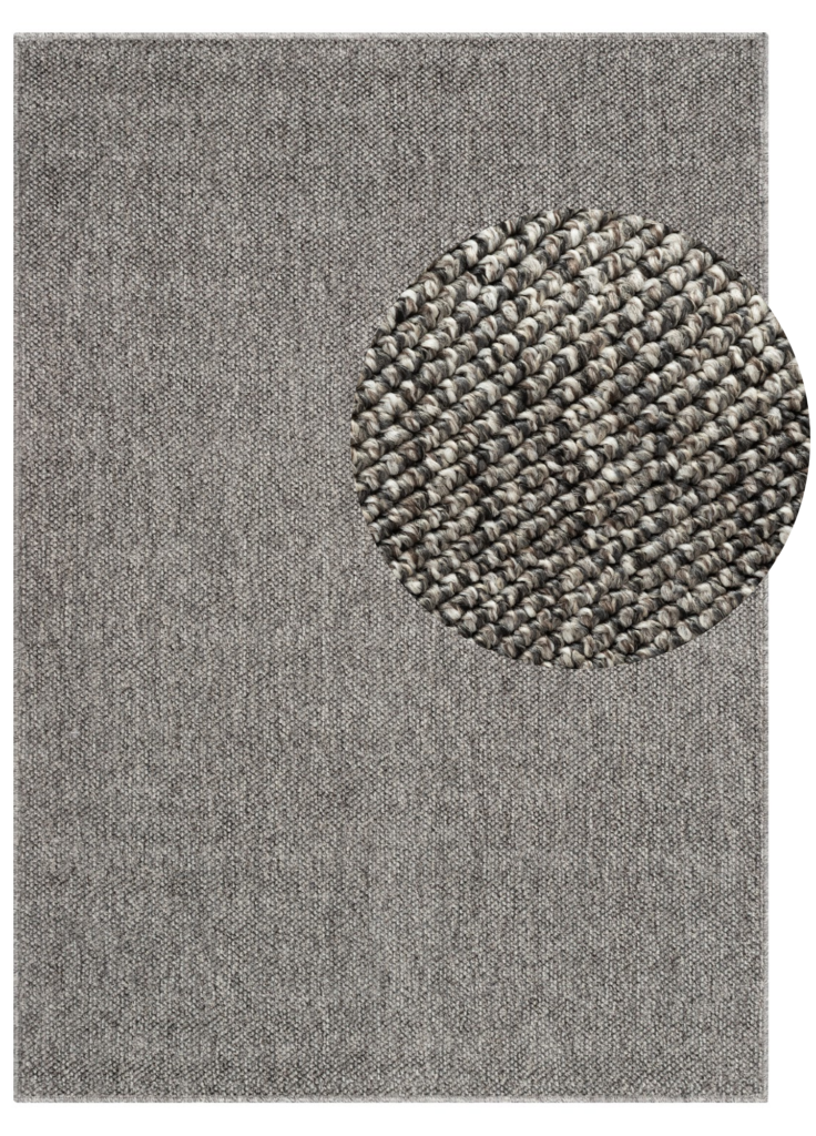 Alfombra Exterior Calma Gris Oscuro