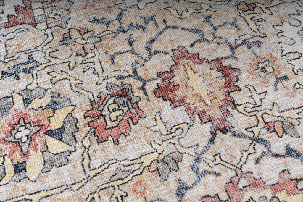 Alfombra Dubai Multicolor Ornamentos Antideslizante