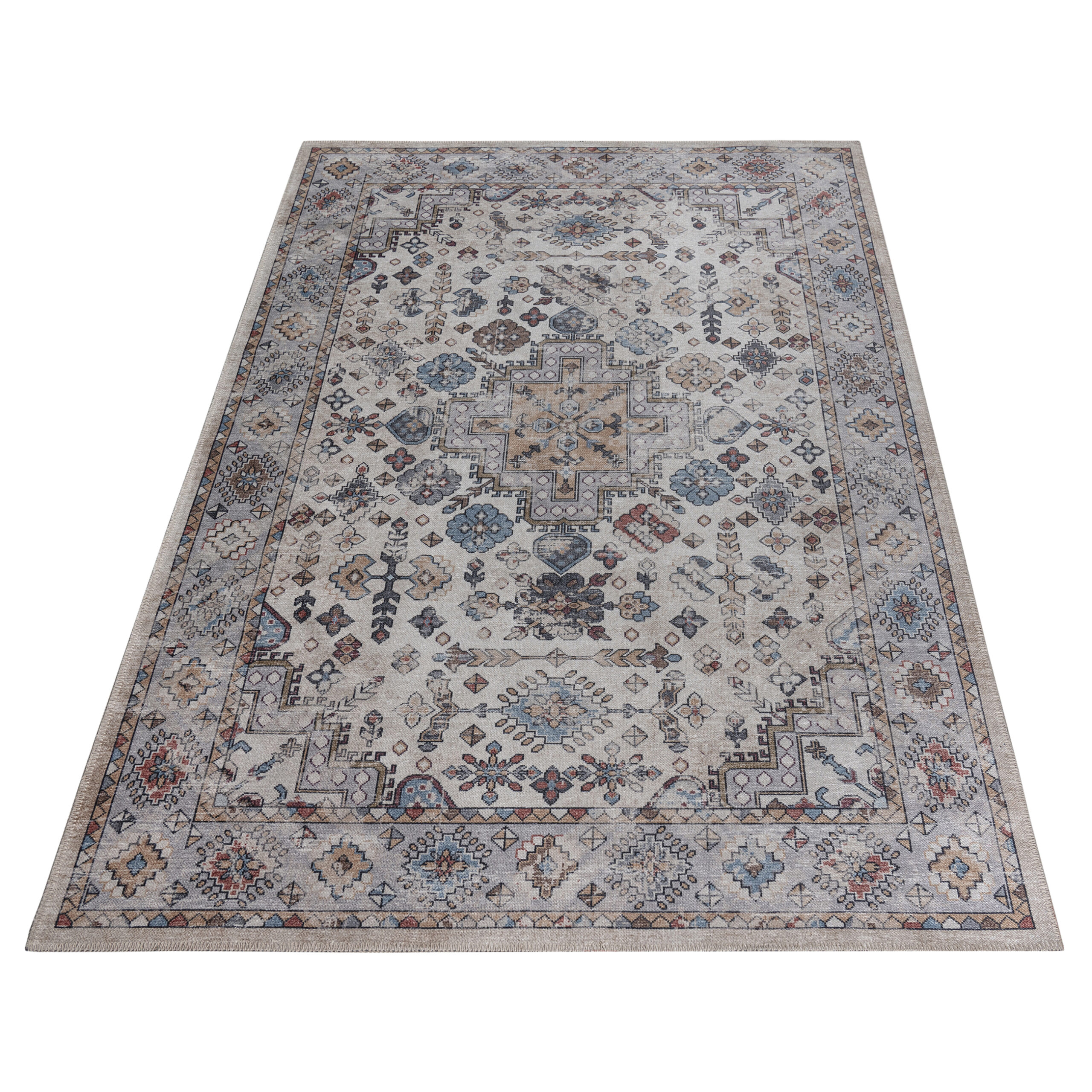 Alfombra Dubai Multicolor Vintage Antideslizante