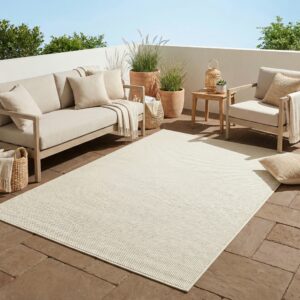 Alfombra Exterior Calma Crema