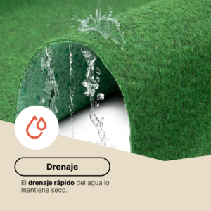 Césped Artificial Pemba Verde 4 mm