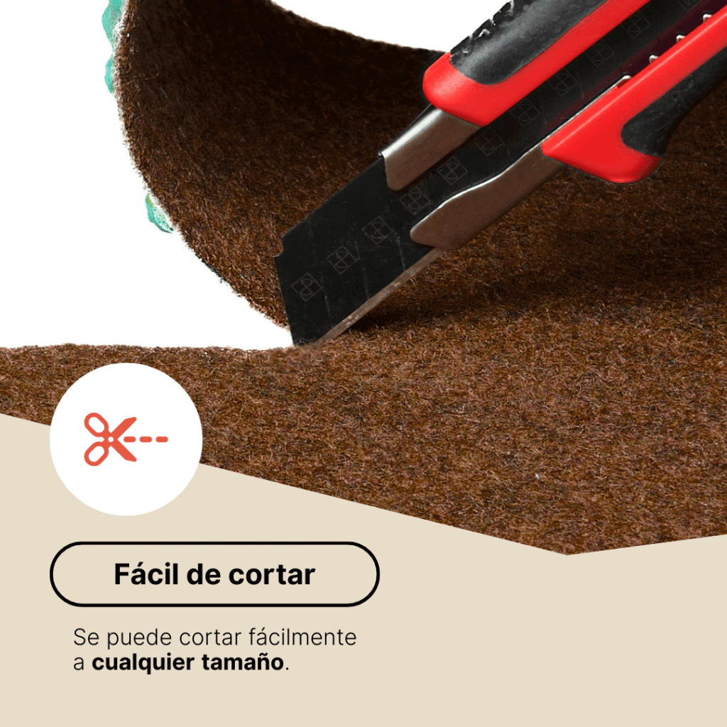 Césped Artificial Pemba Marrón 4 mm