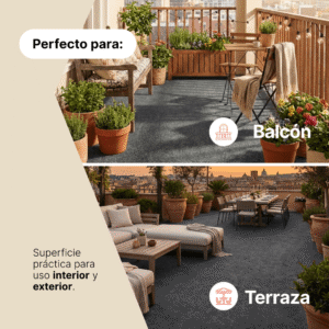 Césped Artificial Pemba Gris 4 mm