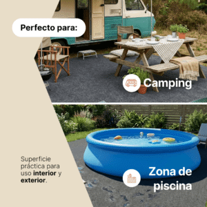 Césped Artificial Pemba Gris 4 mm