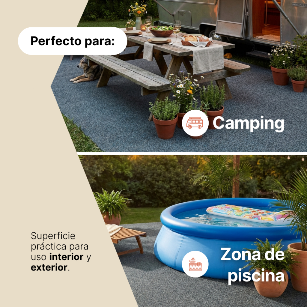 Césped Artificial Garden Gris 7 mm