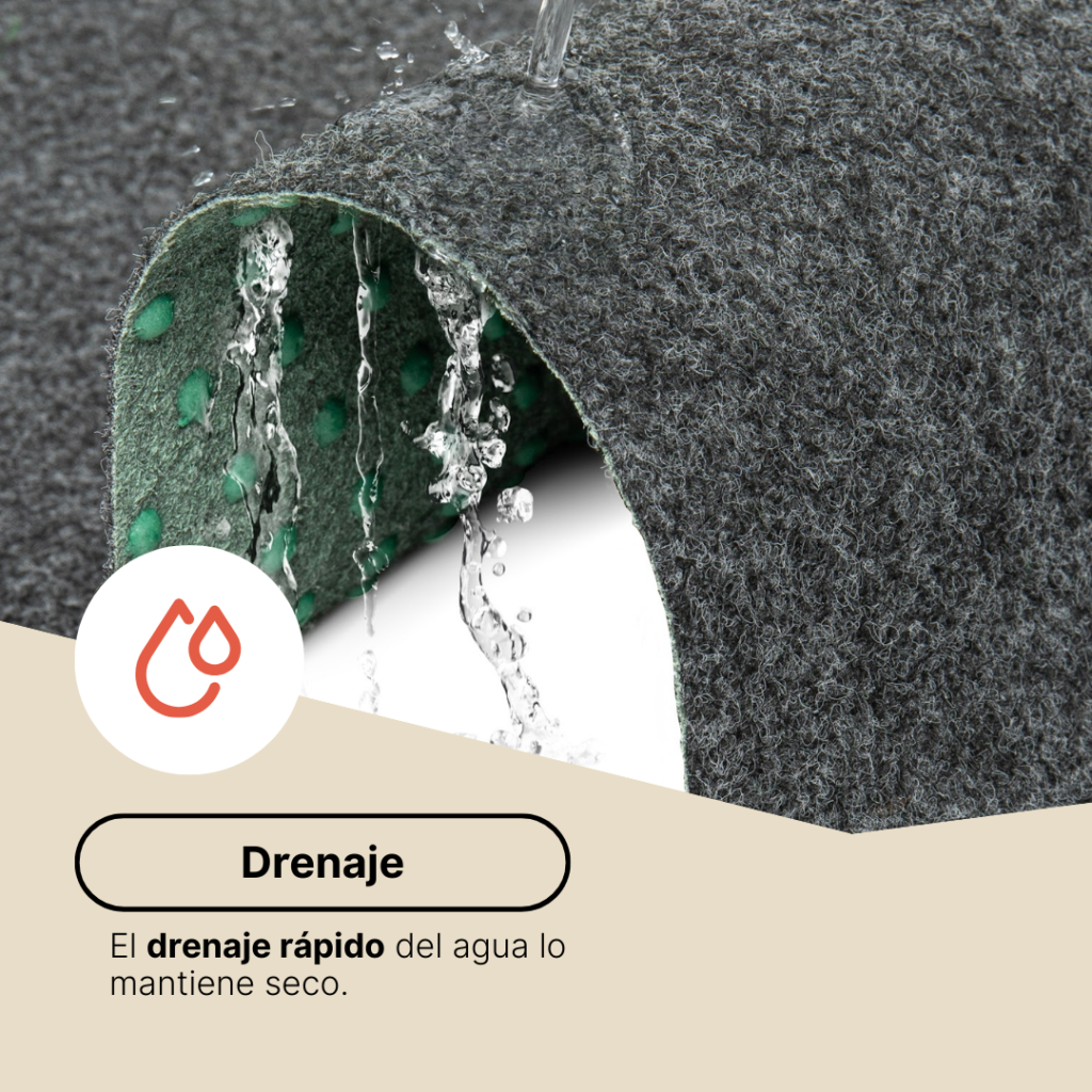 Césped Artificial Pemba Gris 4 mm
