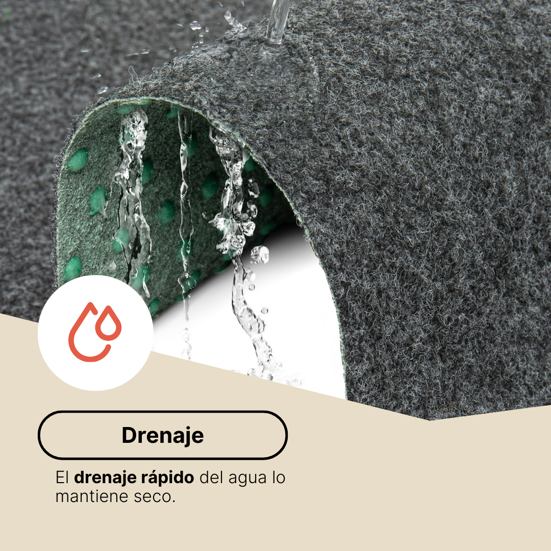 Césped Artificial Pemba Gris 4 mm