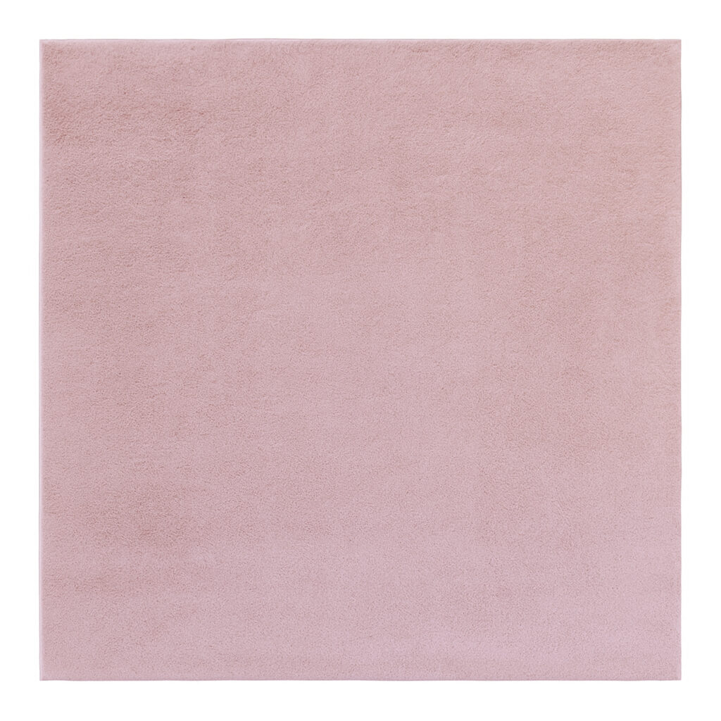 Alfombra Lumi Cuadrada Rosa Antideslizante