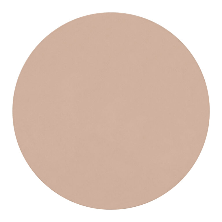 Alfombra Lumi Redonda Beige Antideslizante