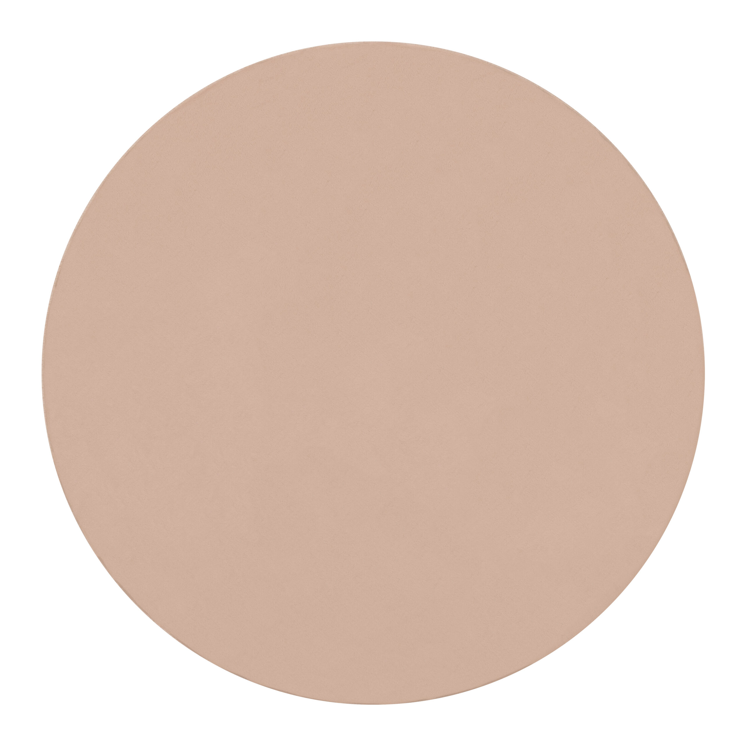 Alfombra Lumi Redonda Beige Antideslizante