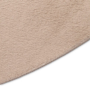 Alfombra Lumi Redonda Beige Antideslizante
