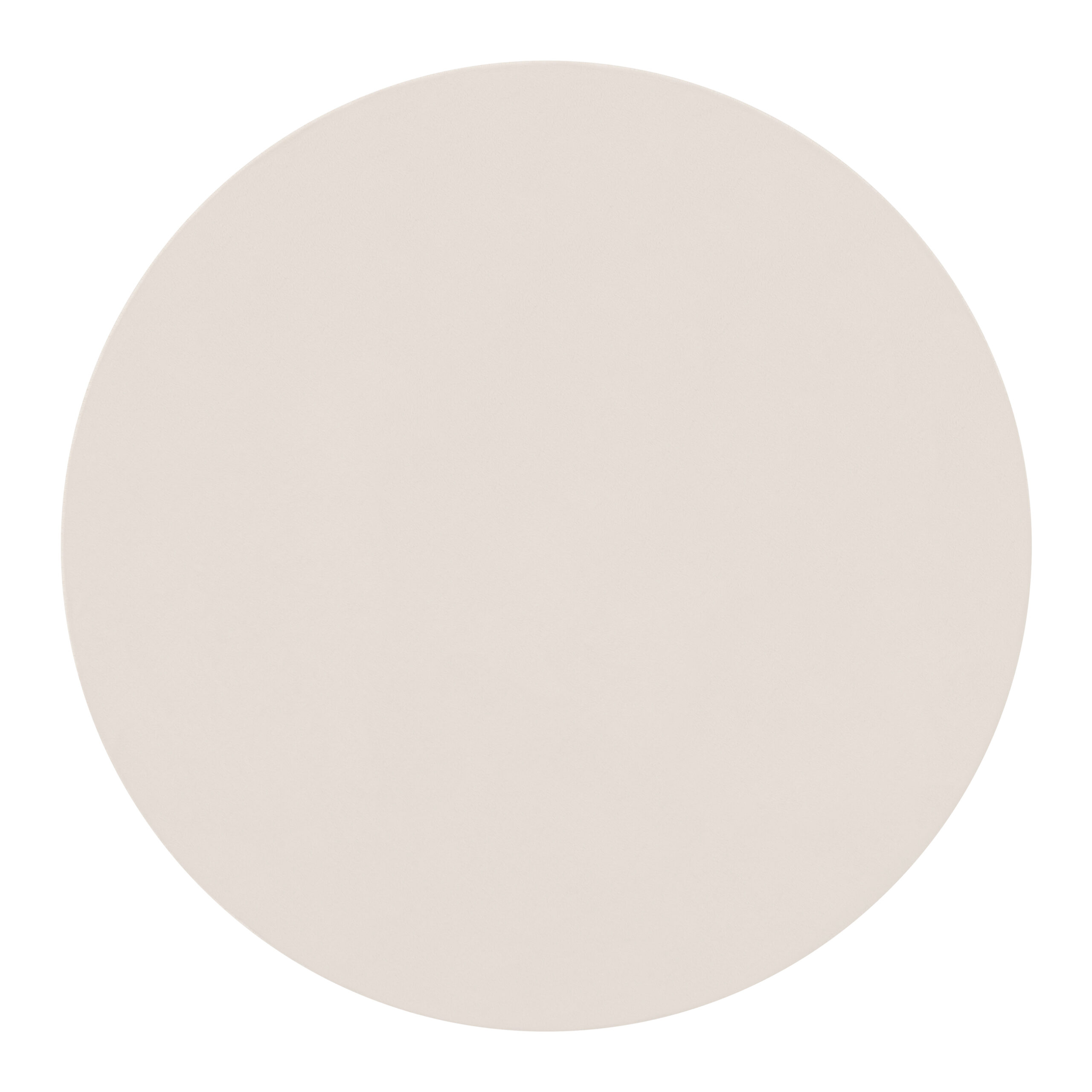 Alfombra Lumi Redonda Crema Antideslizante