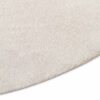Alfombra Lumi Redonda Crema Antideslizante