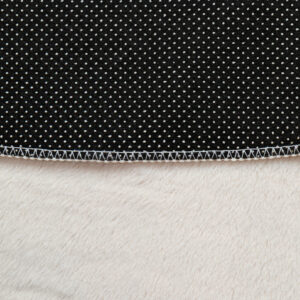 Alfombra Lumi Redonda Crema Antideslizante