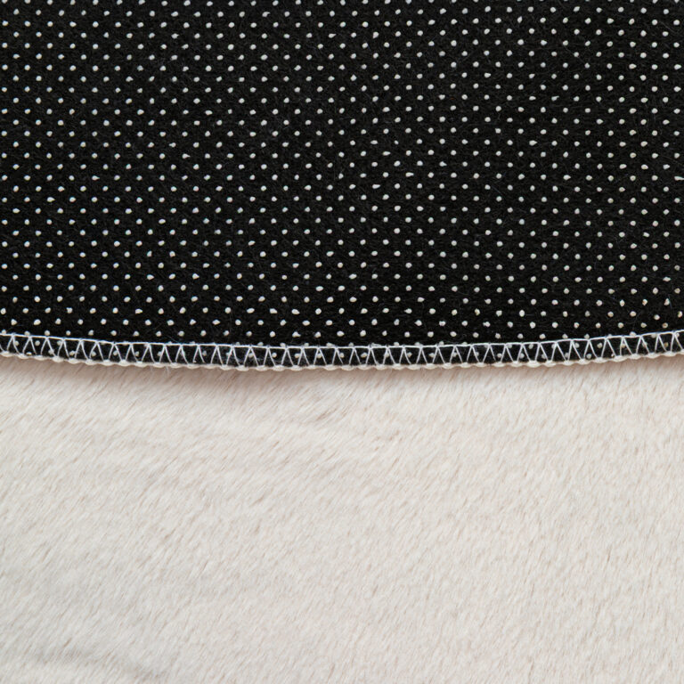 Alfombra Lumi Redonda Crema Antideslizante