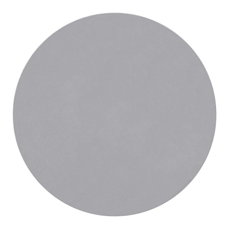 Alfombra Lumi Redonda Gris Claro Antideslizante