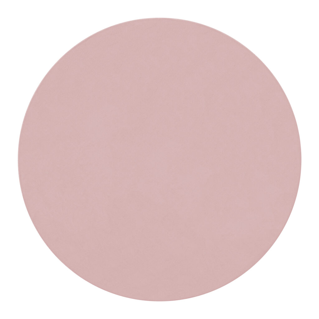 Alfombra Lumi Redonda Rosa Antideslizante
