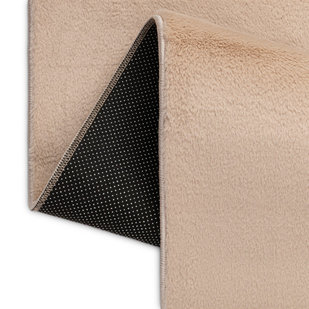 Alfombra Lumi Cuadrada Beige Antideslizante