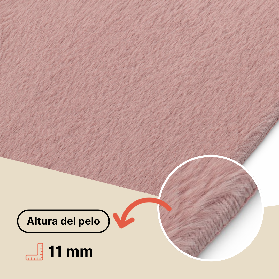 Alfombra Lumi Gris Oscuro Antideslizante
