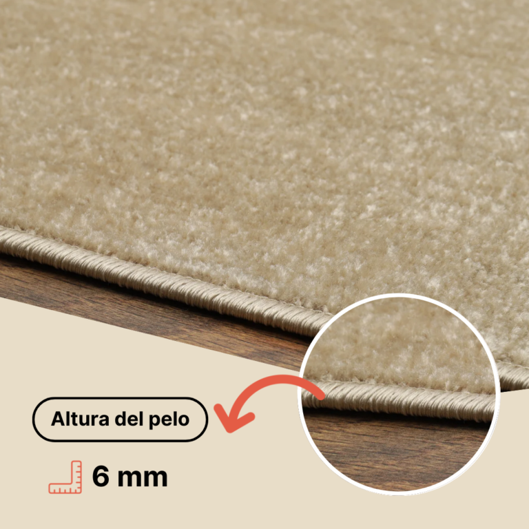 Alfombra Mono Interior Exterior Crema