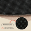 Alfombra Lumi Redonda Beige Antideslizante