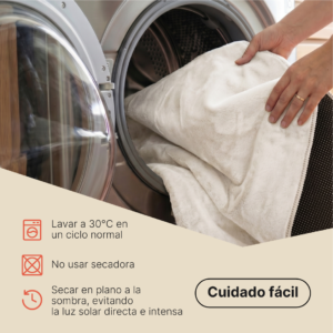 Alfombra Lumi Redonda Crema Antideslizante