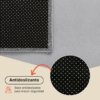 Alfombra Lumi Cuadrada Gris Claro Antideslizante