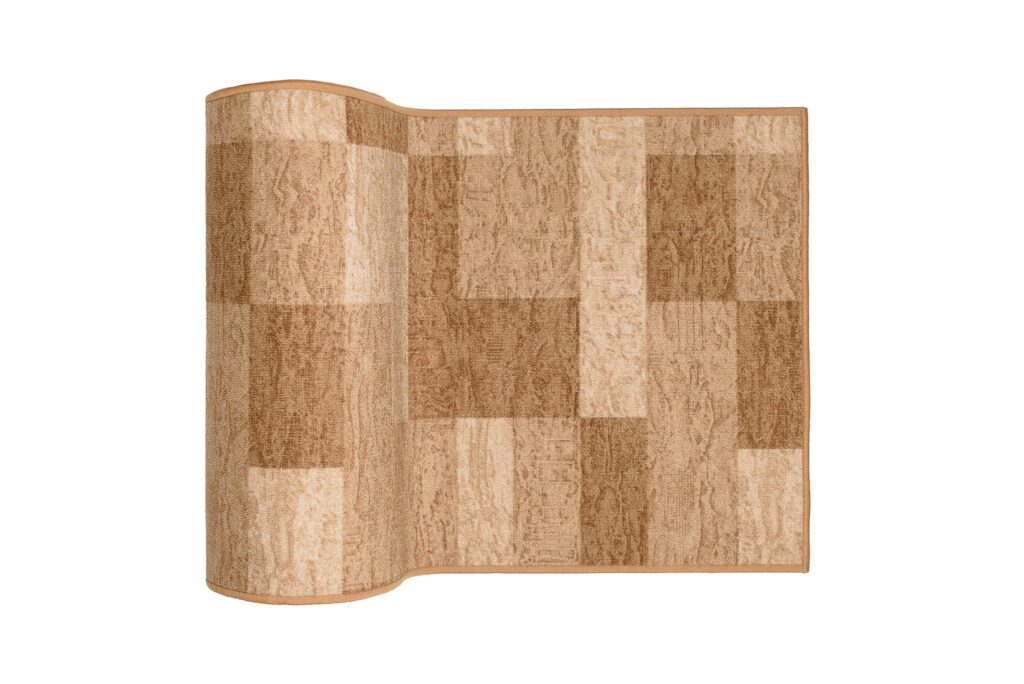 Pasillo Antideslizante Beige Geométrico