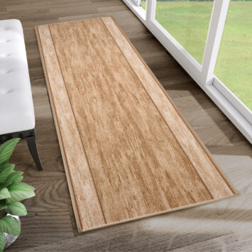 Pasillo Antideslizante Beige Borde