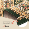 Alfombra Atlas Redonda Beige Oscuro Marrón Ornamento