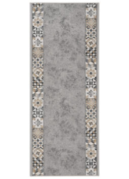 Pasillo Antideslizante Gris Mosaico