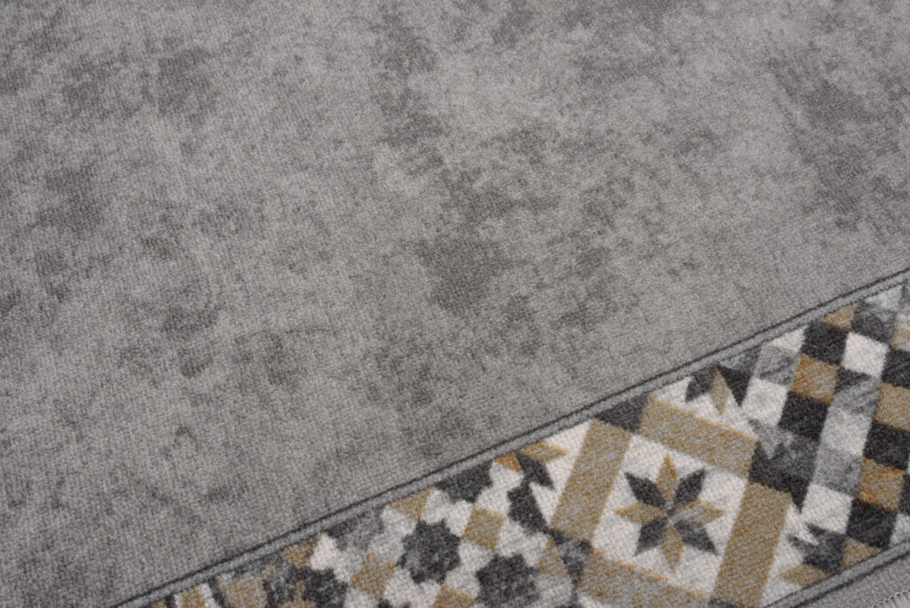 Pasillo Antideslizante Gris Mosaico