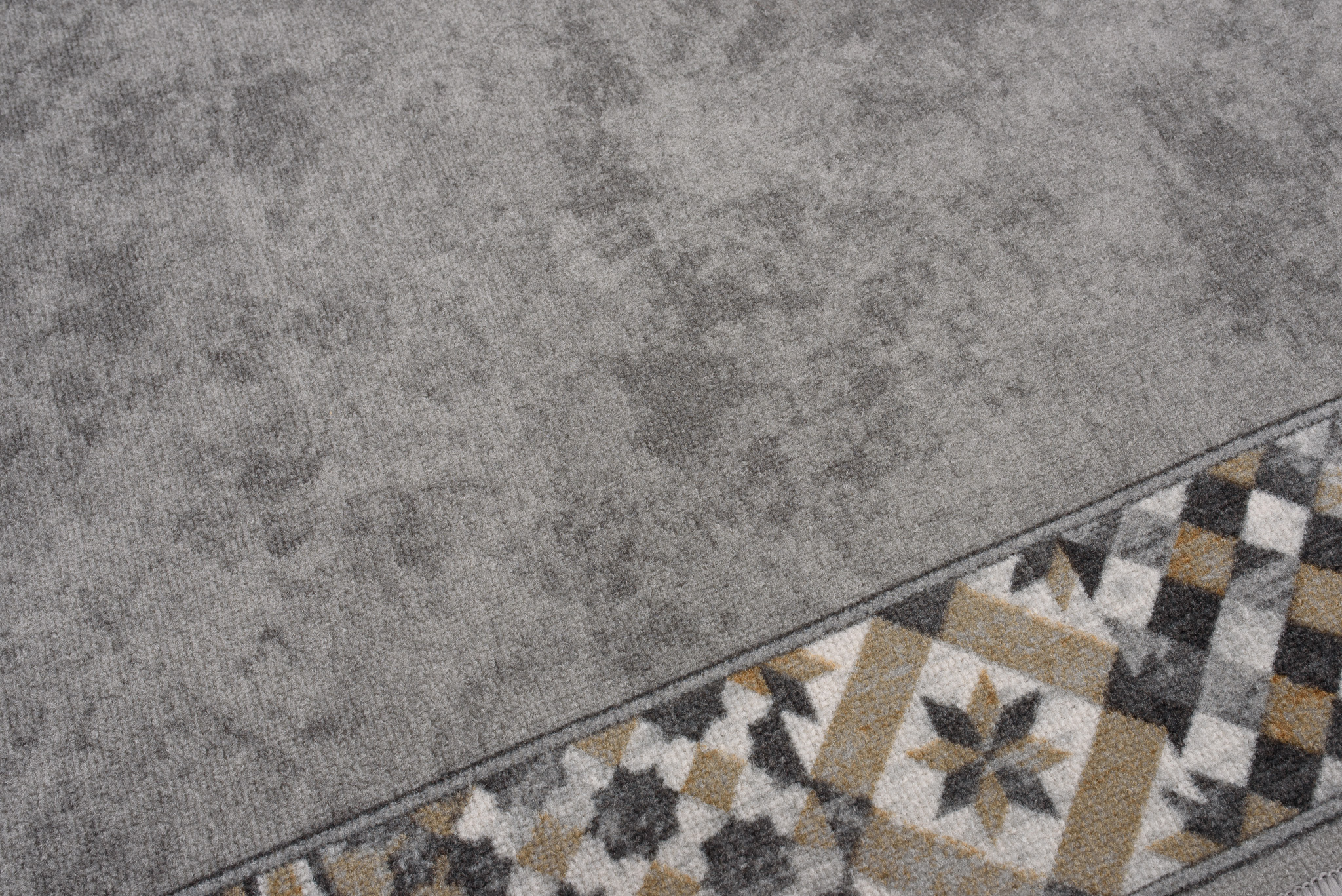 Pasillo Antideslizante Gris Mosaico