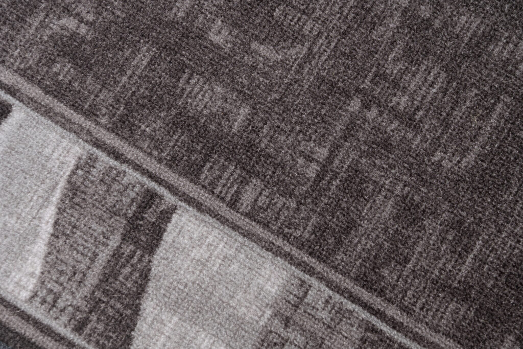 Pasillo Antideslizante Marrón Gris