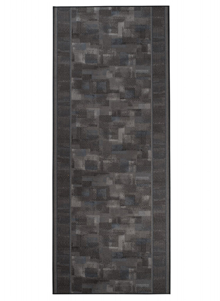 Pasillo Antideslizante Gris Oscuro Azul Marino