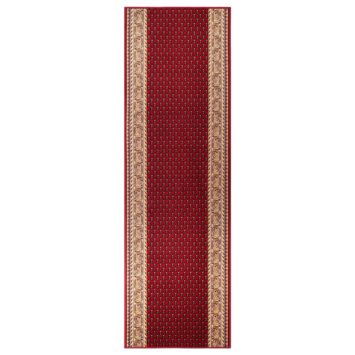 Pasillo Antideslizante Roja Dorada