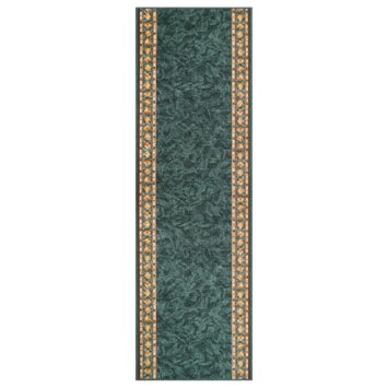 Pasillo Antideslizante Verde Ornamentos