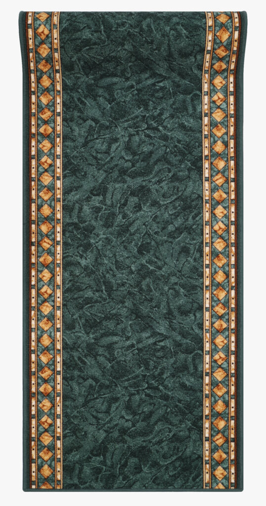 Pasillo Antideslizante Verde Ornamentos