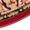 Alfombra Atlas Ovalada Clásico Beige Rojo Ornamento