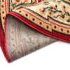 Alfombra Atlas Redonda Clásica Rojo Beige Ornamento