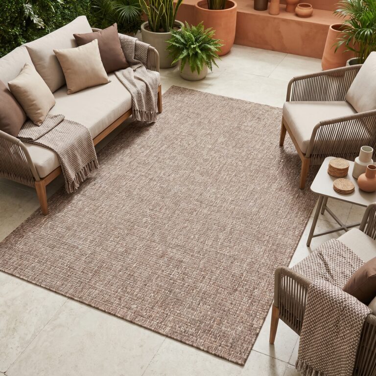Alfombra Exterior Verano Marrón